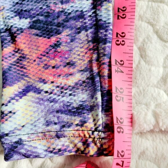 Balance Collection leggings butter soft medium colorful rainbow reptile - Picture 5 of 8